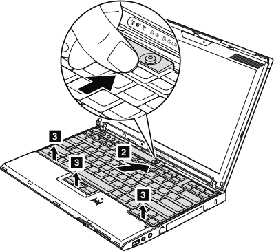 Removing the Thinkpad X201 keyboard