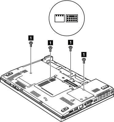 Unscrewing the Thinkpad X201 keyboard