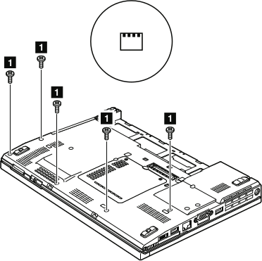 Unscrewing the Thinkpad X201 palmrest