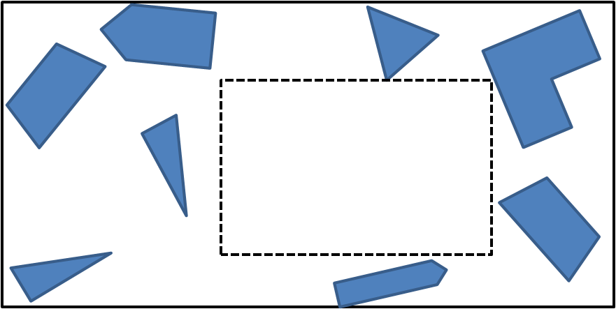 Largest empty rectangle 2
