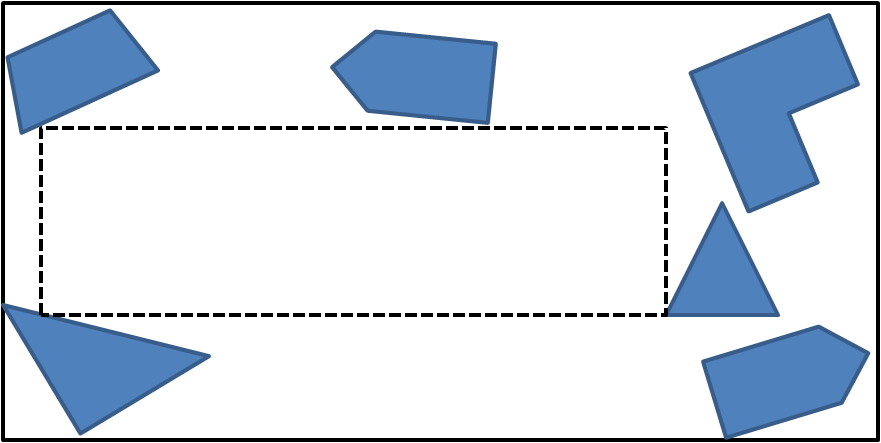 Largest empty rectangle 1